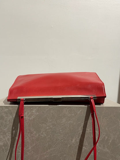 Sac Celine Clasp rouge