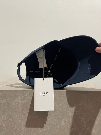 Casquette Celine bleu marine T.M