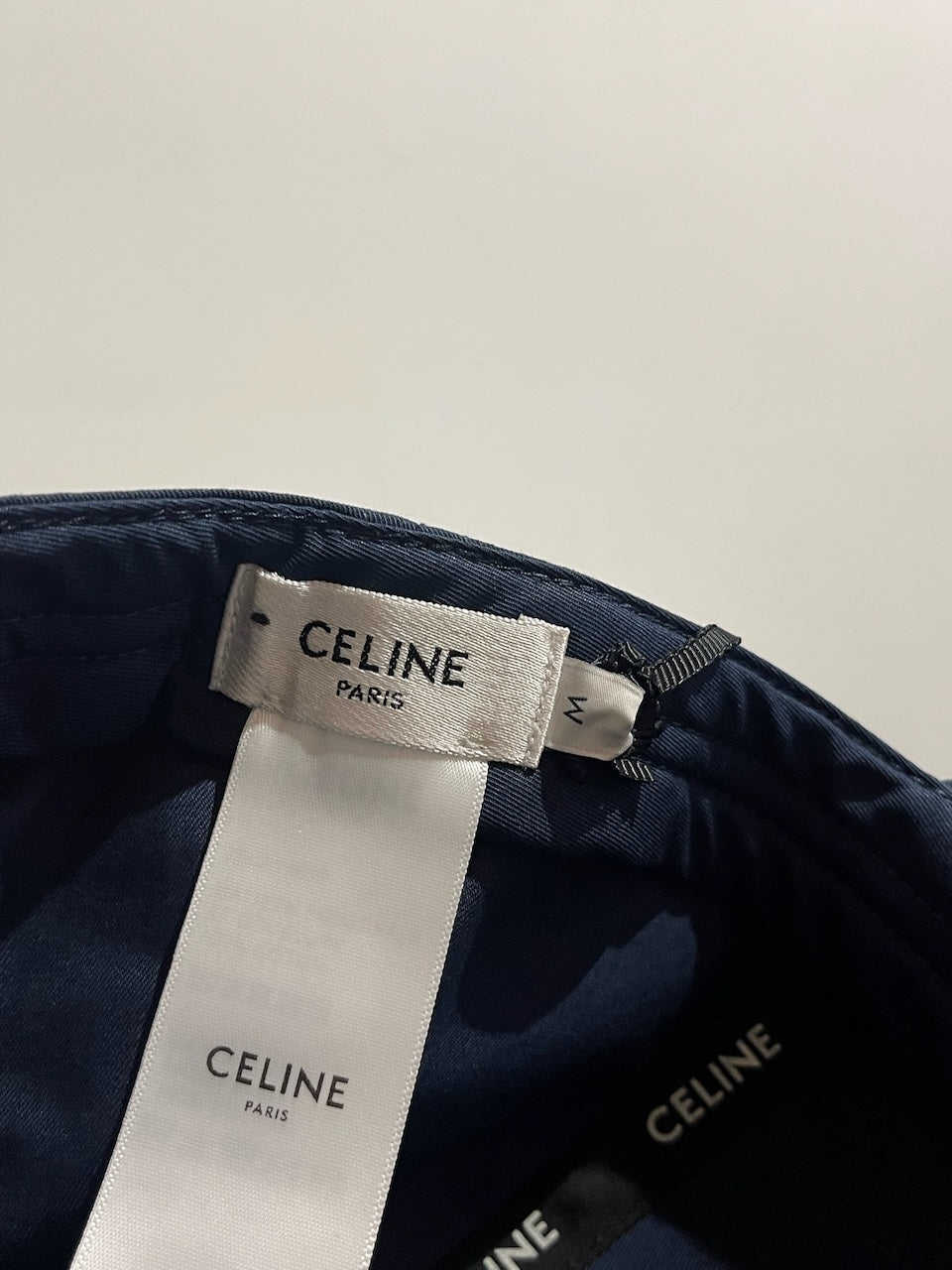Casquette Celine bleu marine T.M