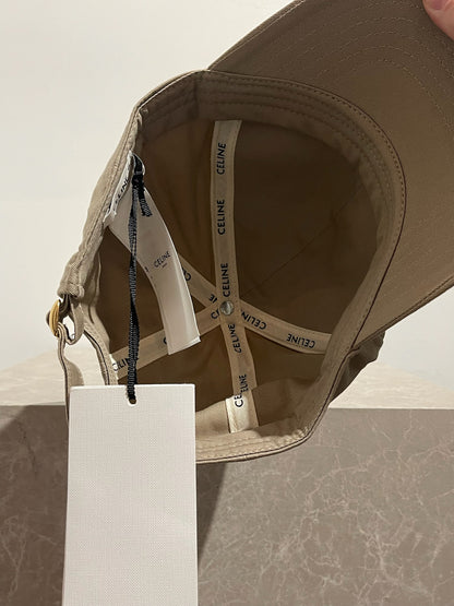 Casquette Celine beige T.M