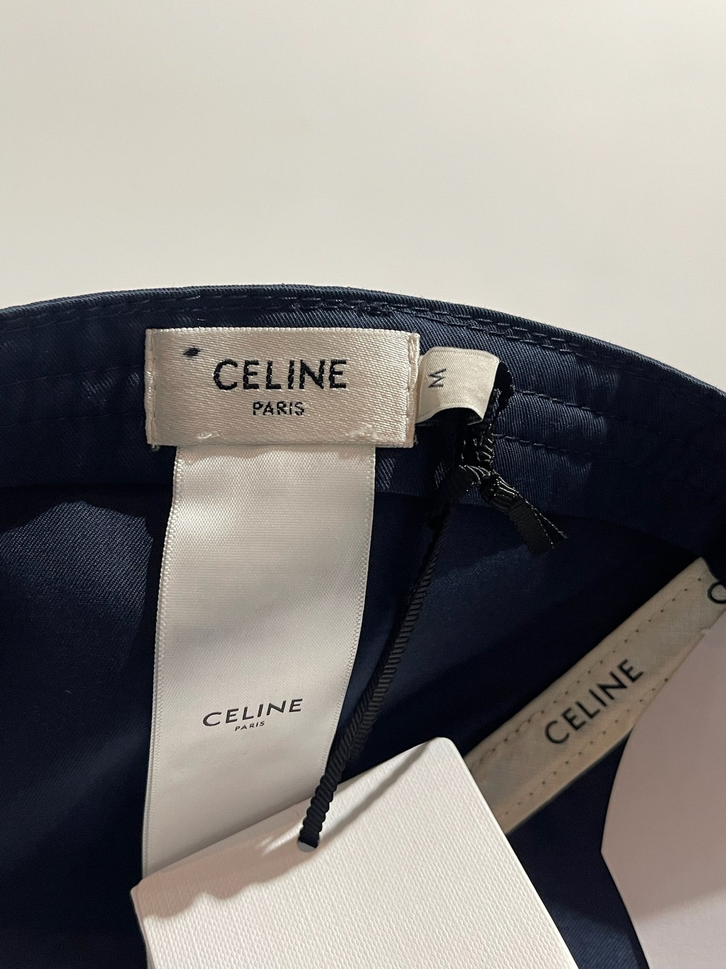 Casquette Celine bleu marine T.M