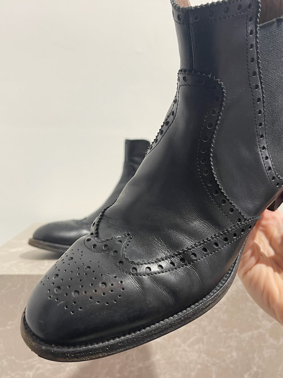 Bottines Hermes Brighton noires T.36