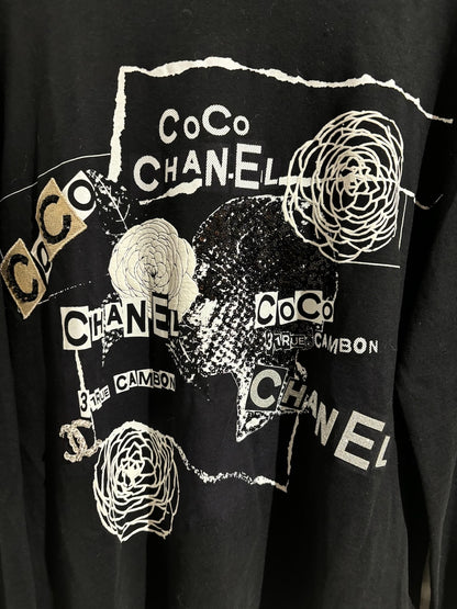 T-shirt Chanel noir T.S NEUF