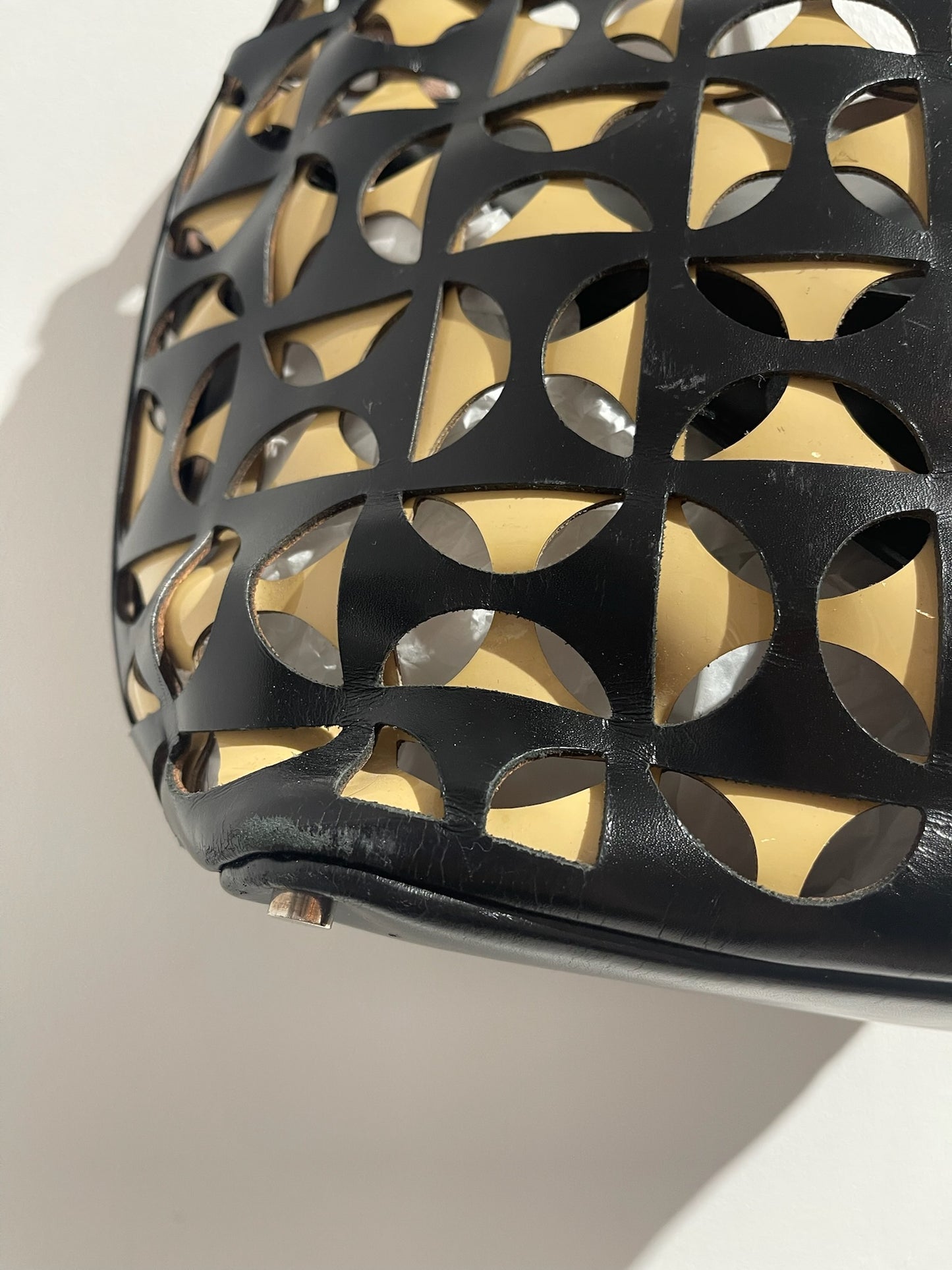 Sac Alaia noir et beige