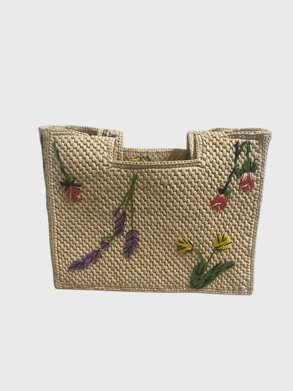 Sac Loewe en raphia