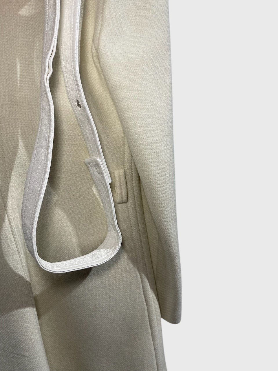 Manteau Courrèges crème T.38