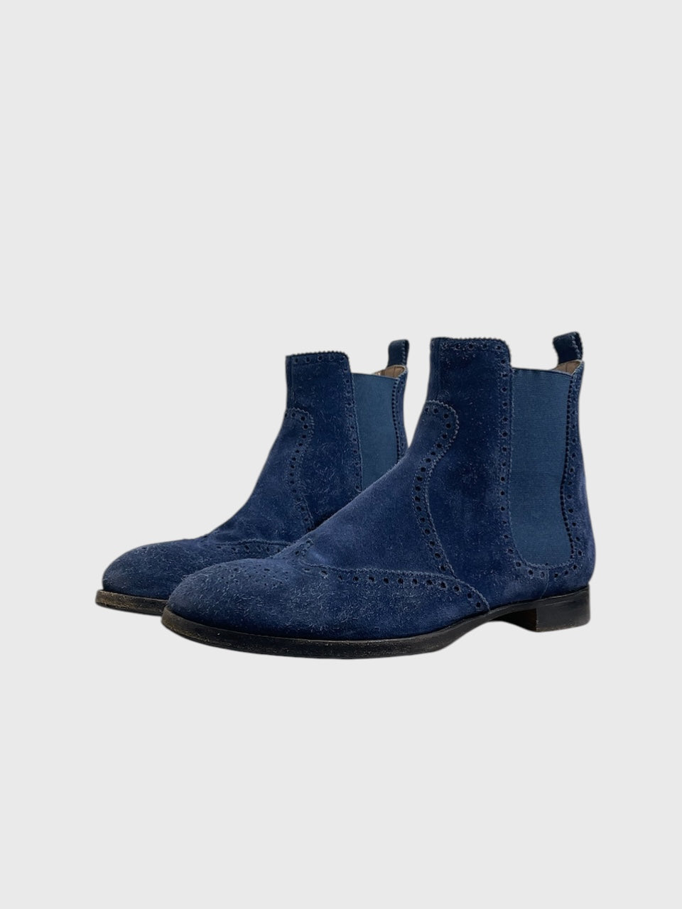 Bottines Hermes Brighton bleues T.36