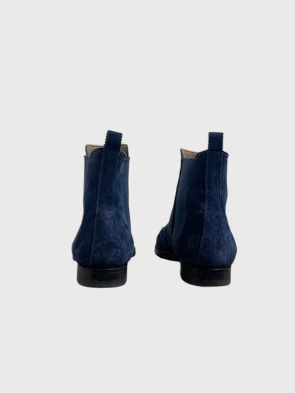 Bottines Hermes Brighton bleues T.36