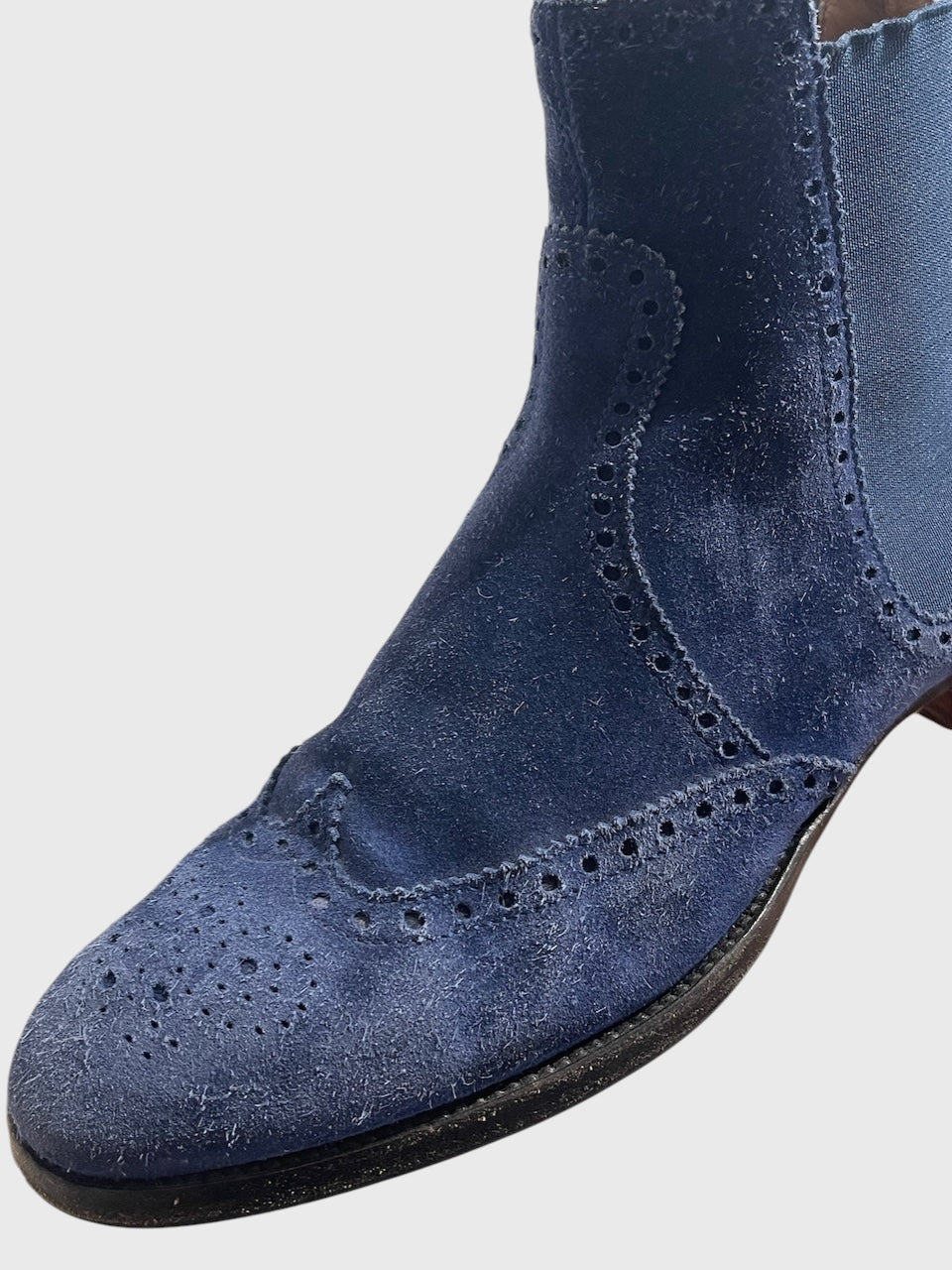 Bottines Hermes Brighton bleues T.36