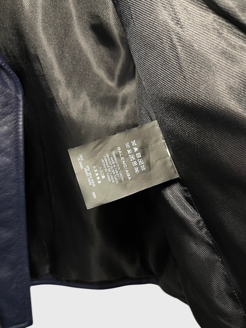 Perfecto Balenciaga bleu marine T.40
