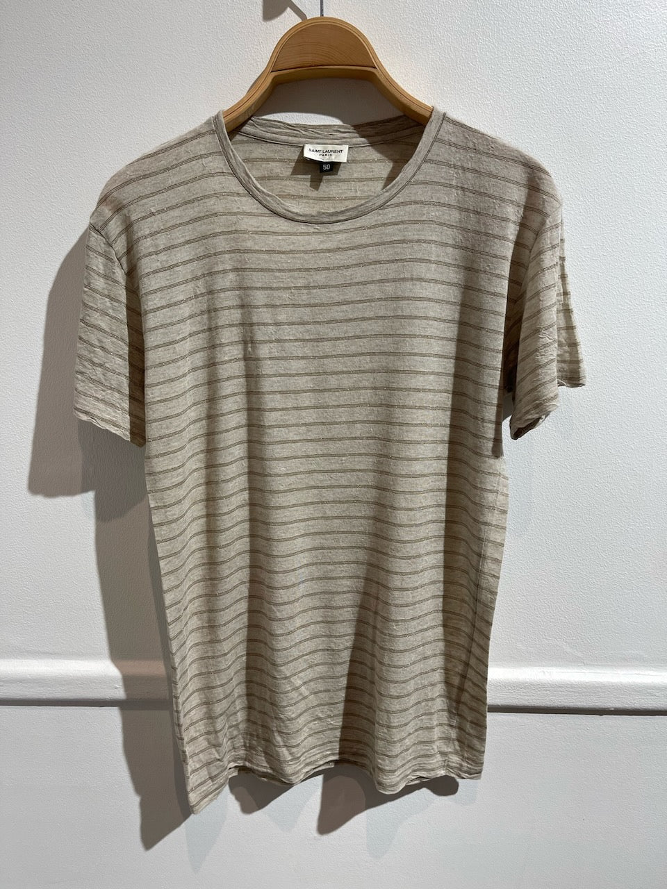 T-shirt Saint Laurent beige T.S