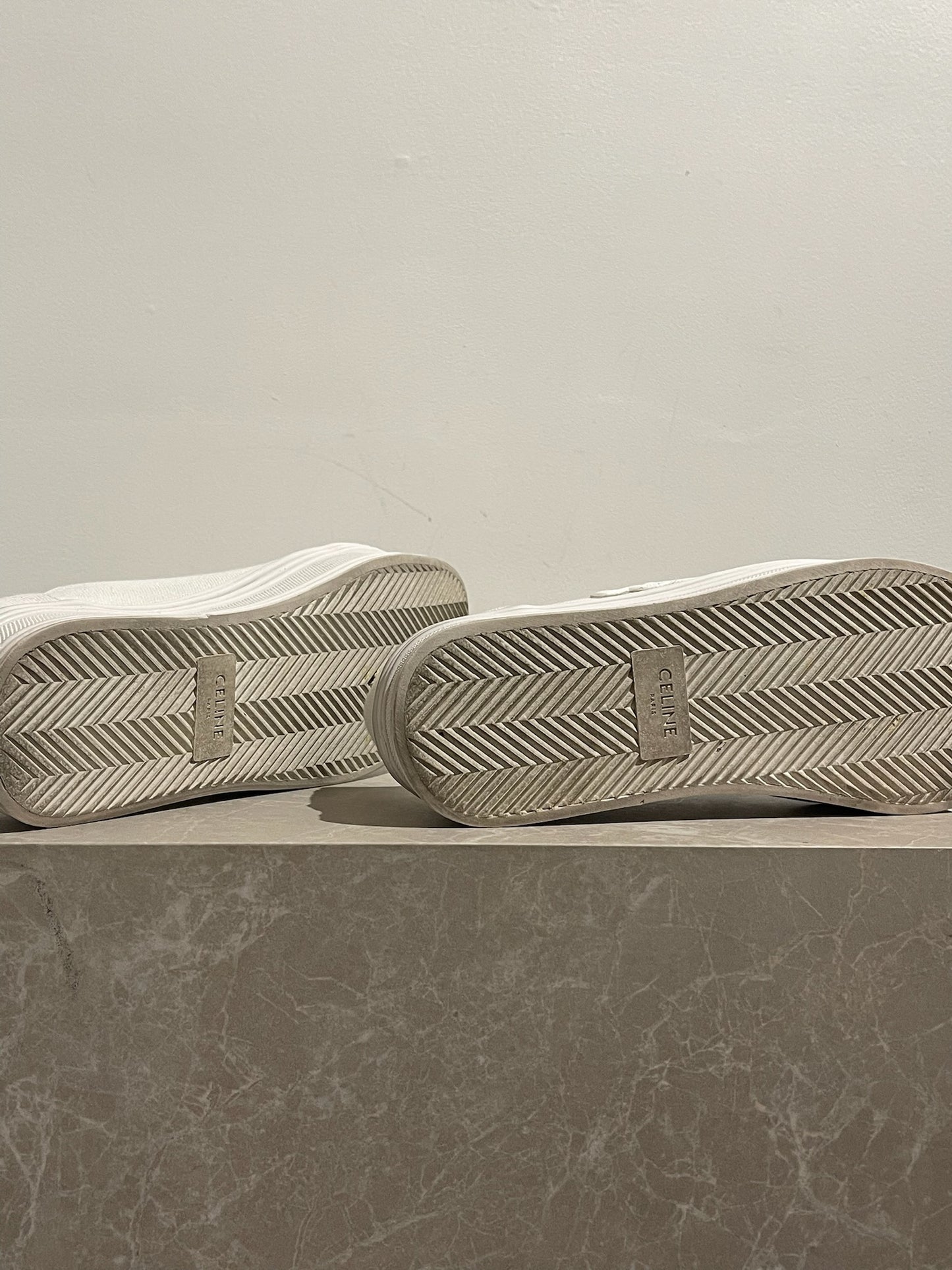 Baskets Celine blanches T.40