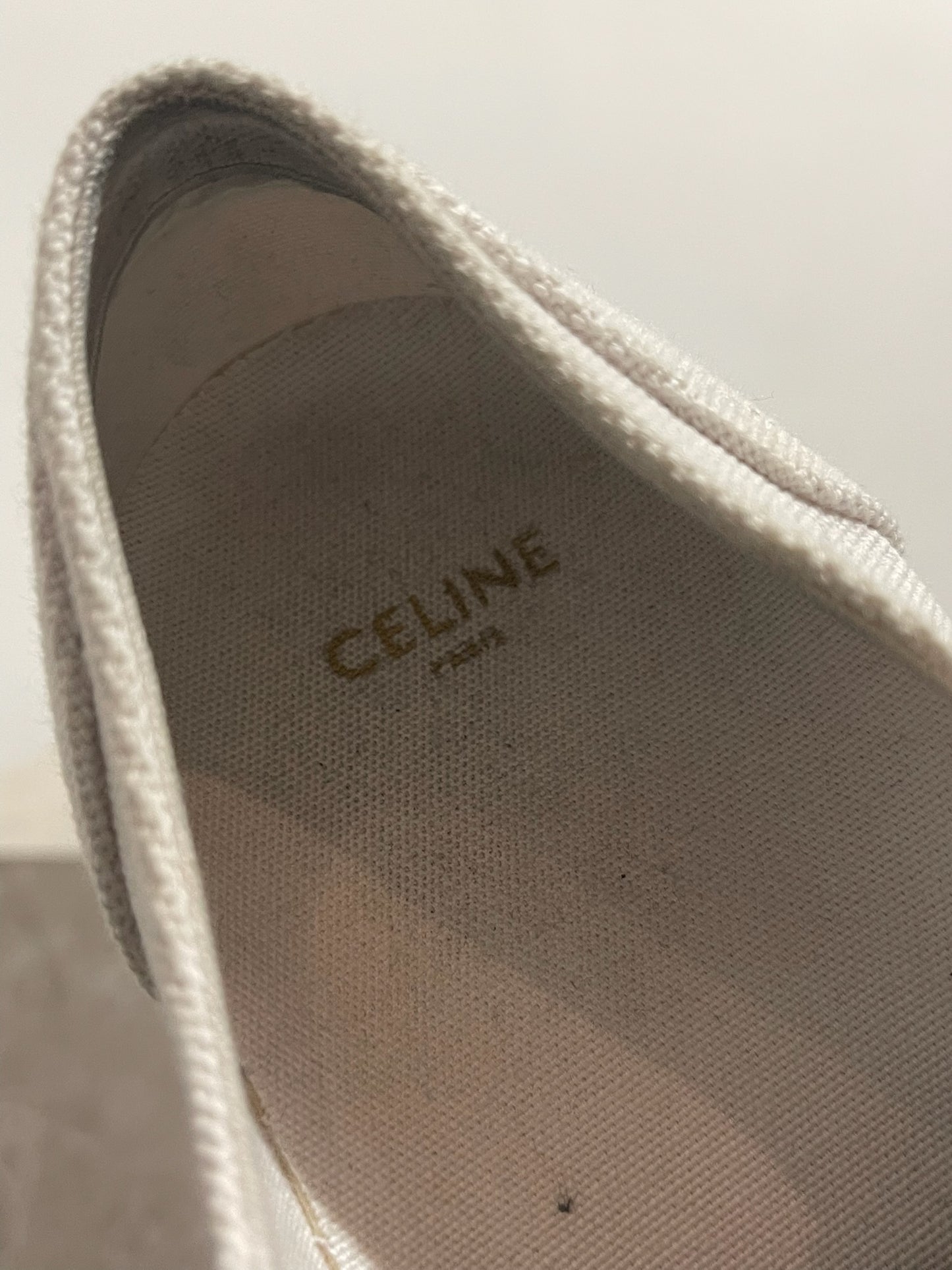 Baskets Celine blanches T.40