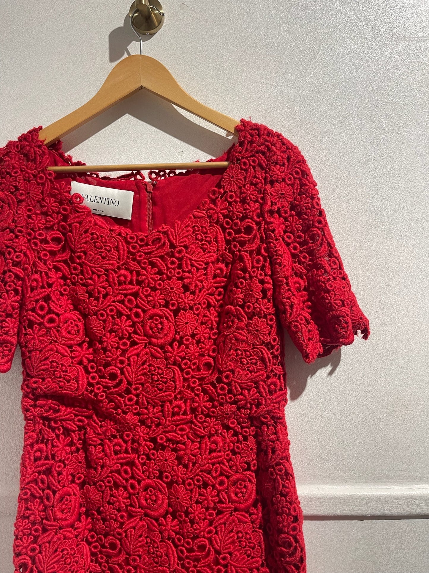 Robe Valentino rouge T.40