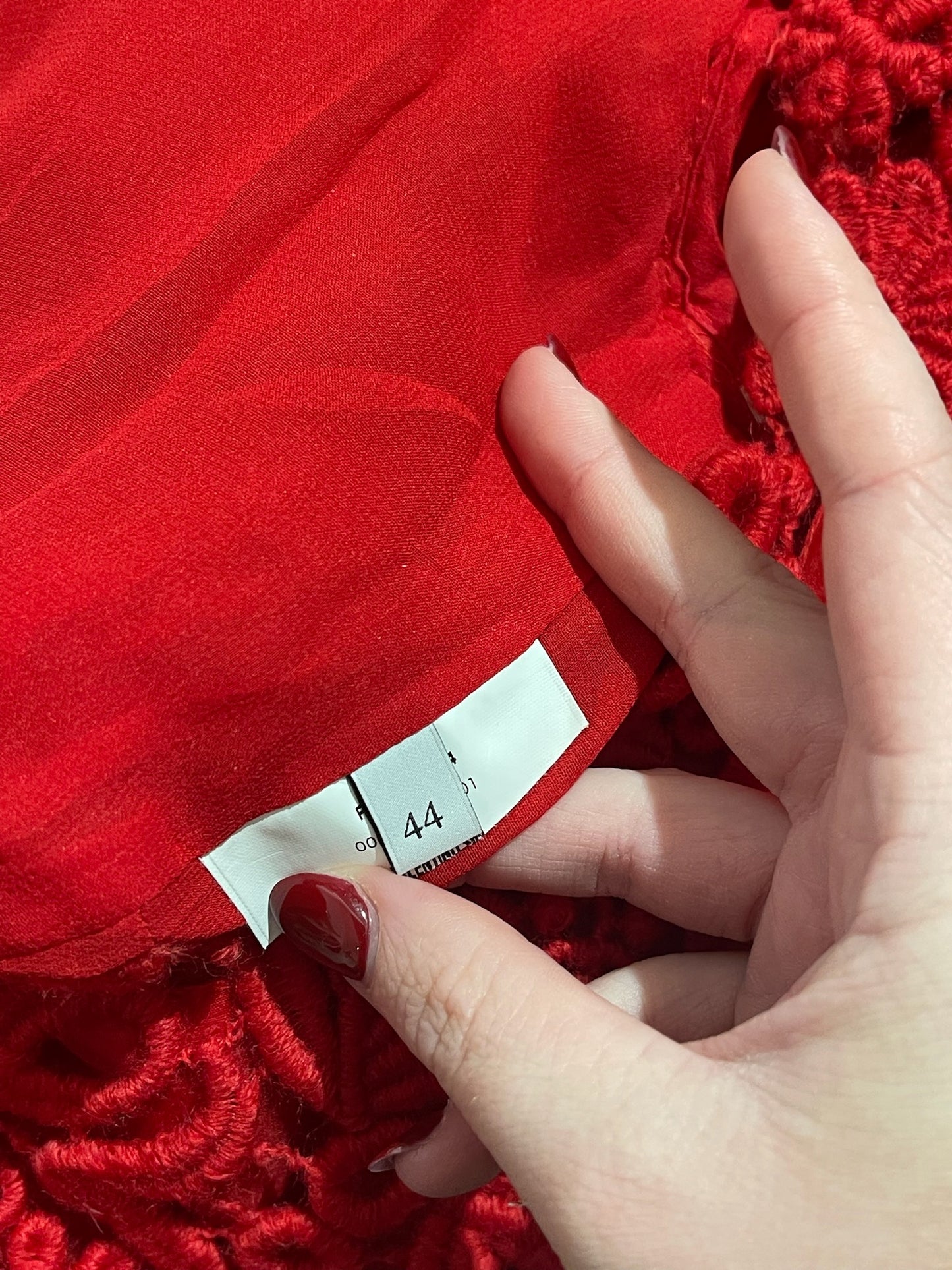 Robe Valentino rouge T.40