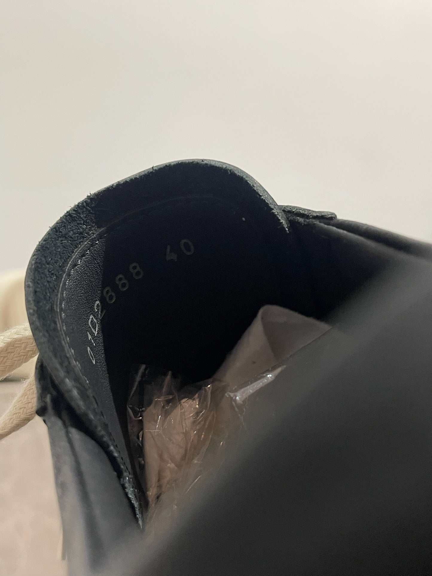 Baskets Rick Owens noir T.40