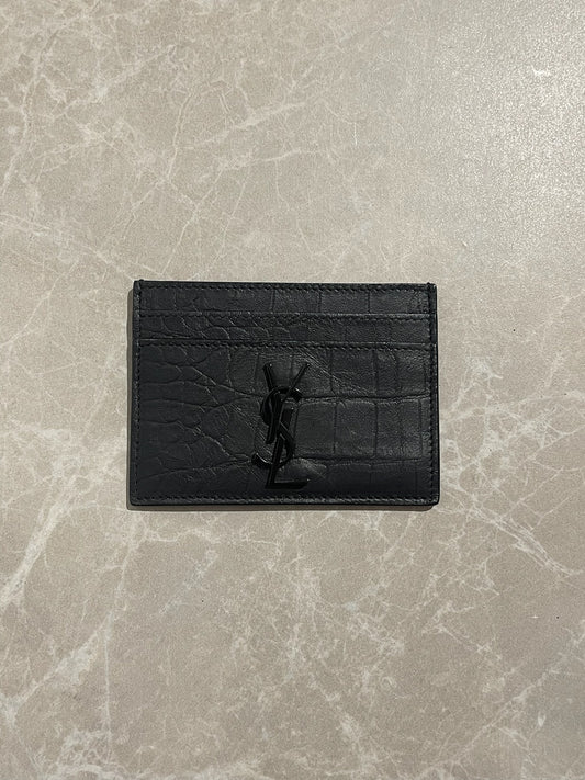 Porte-cartes Saint Laurent noir
