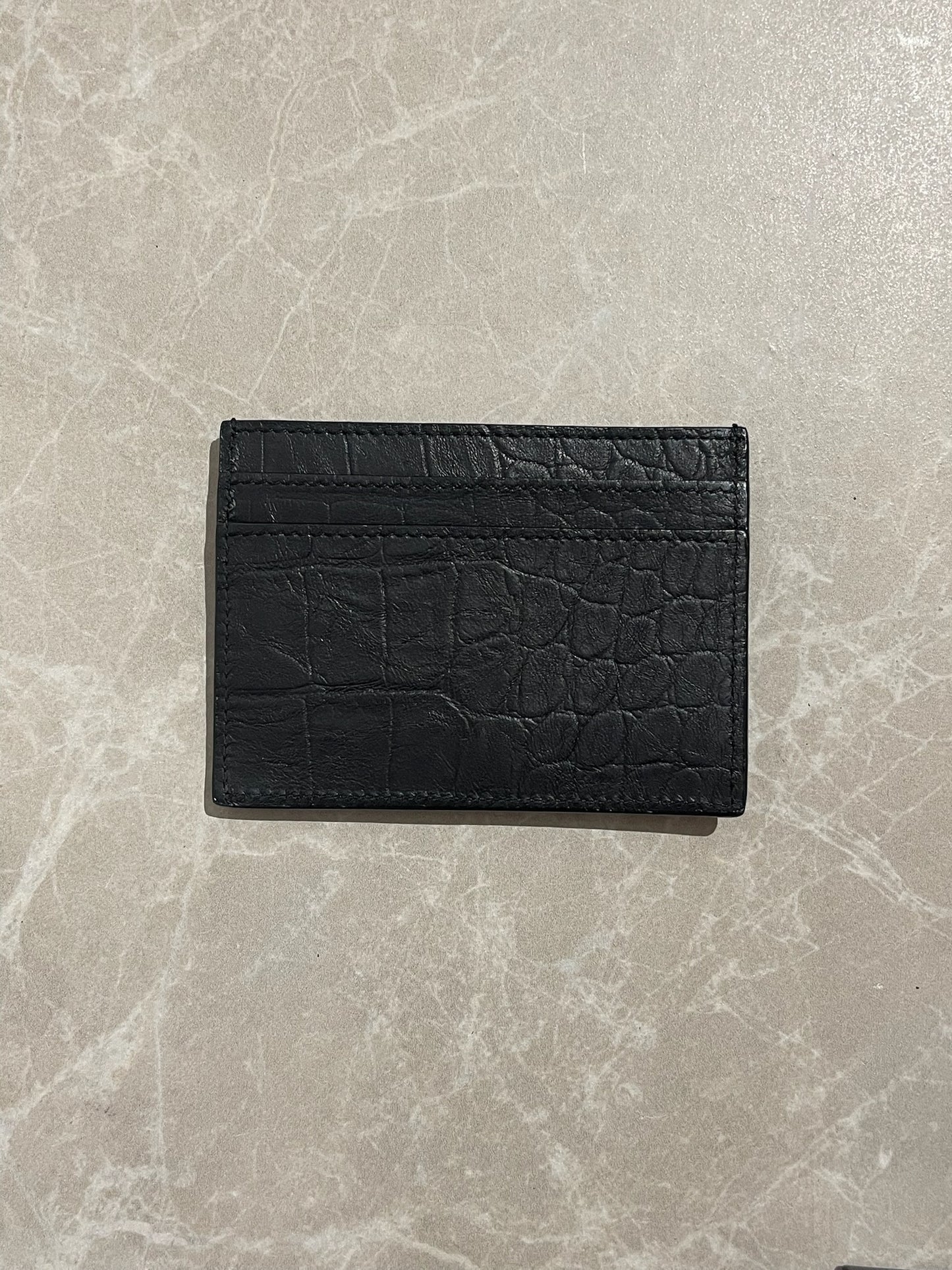 Porte-cartes Saint Laurent noir