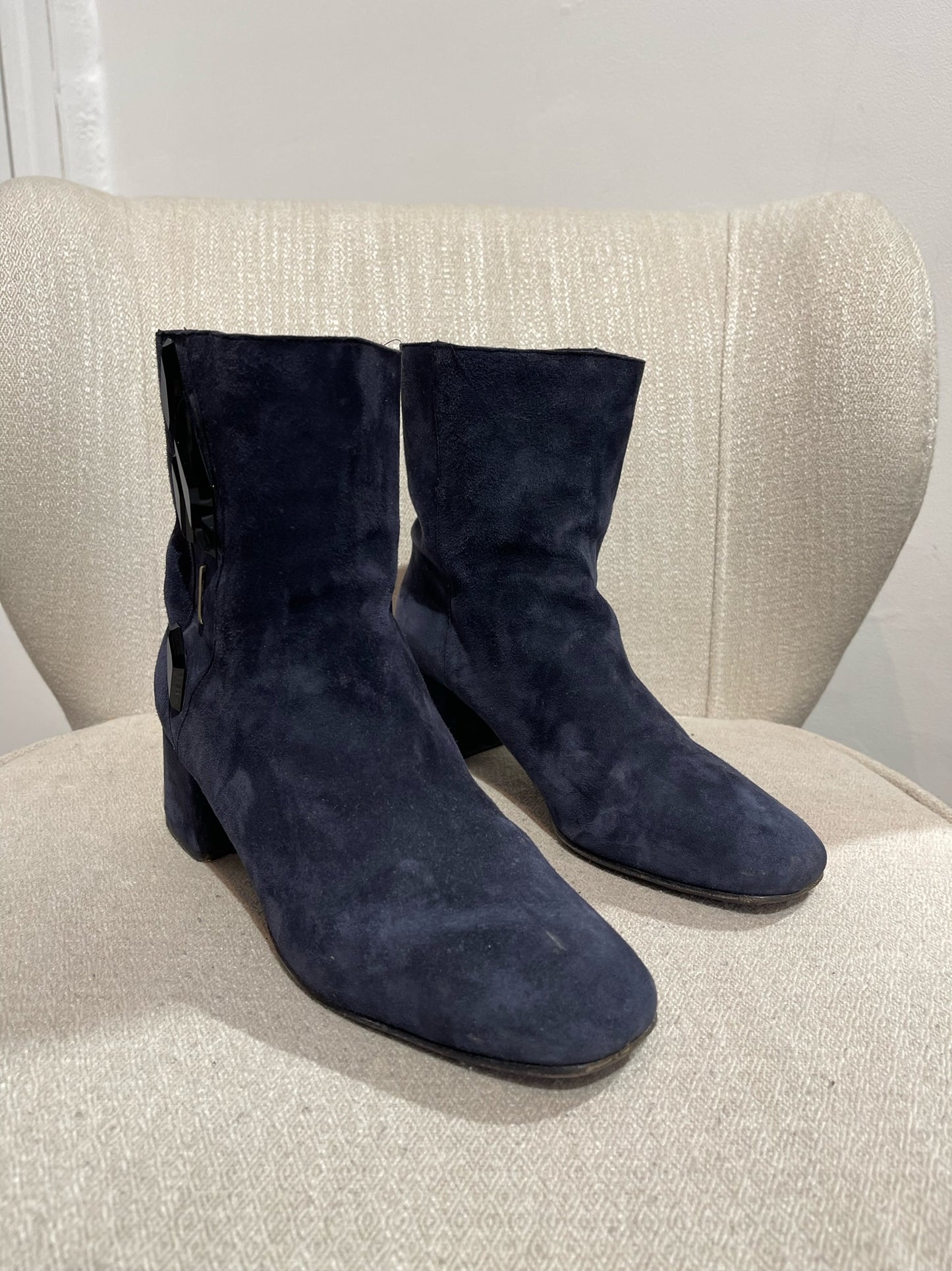 Boots Sartore bleu marine T.38