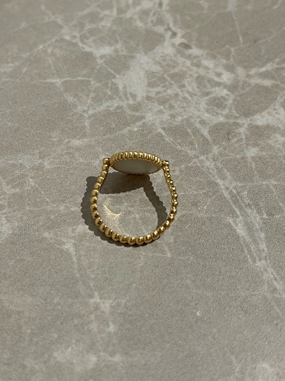 Bague Dior dorée T.54