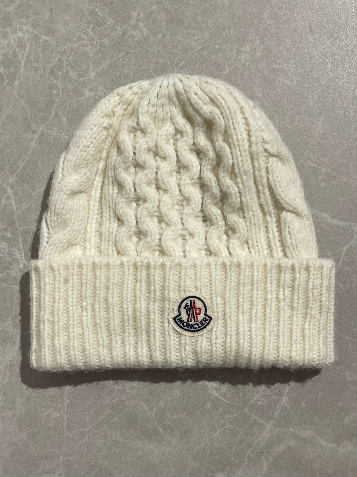 Bonnet Moncler écru