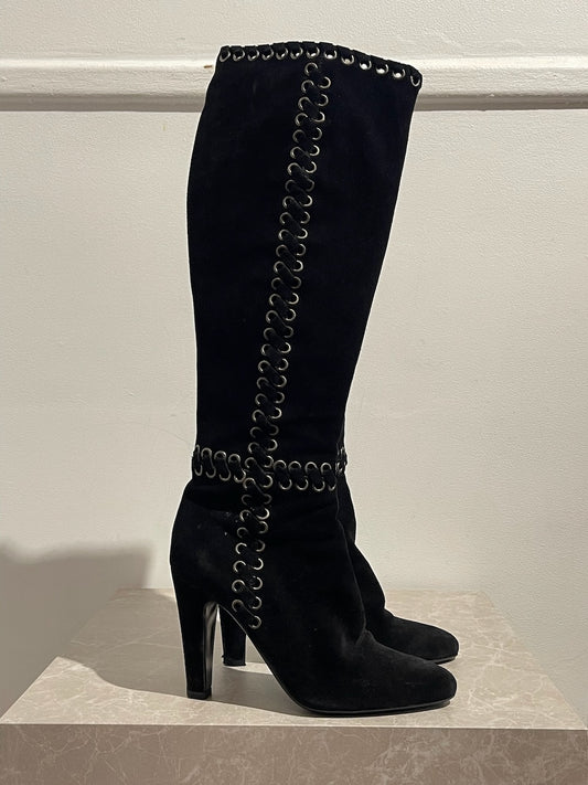 Bottes Prada noires T.35