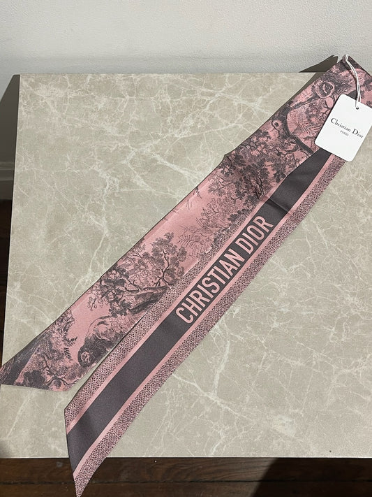 Foulard Mitzah Christian Dior rose