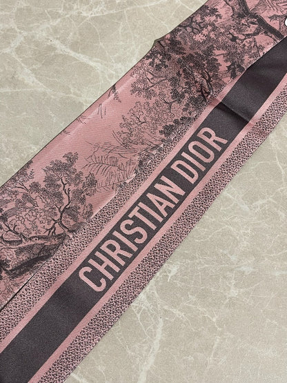 Foulard Mitzah Christian Dior rose