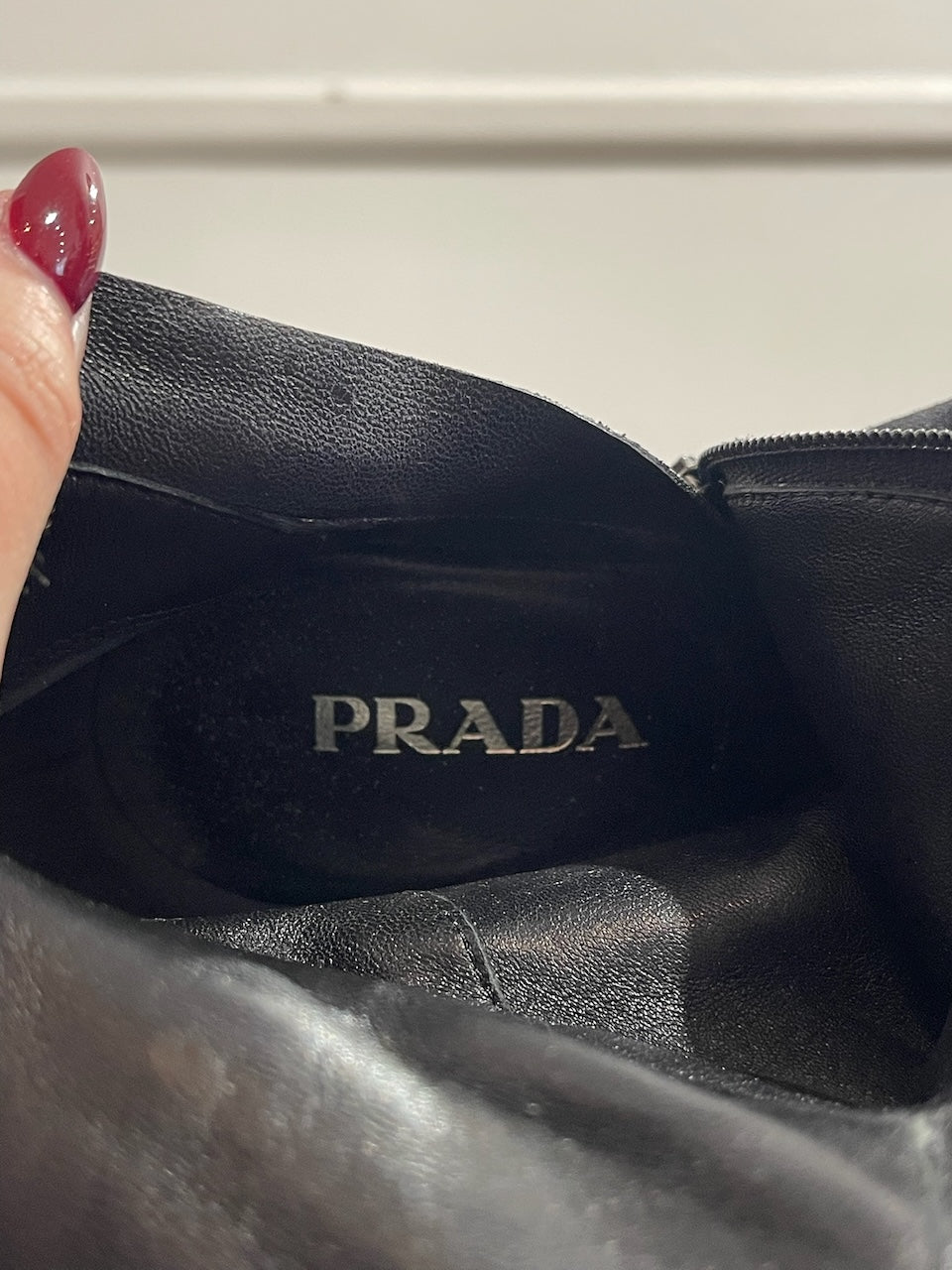 Bottes Prada noires T.35