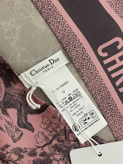Foulard Mitzah Christian Dior rose