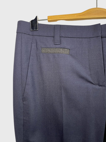 Pantalon Brunello Cucinelli bleu T.42