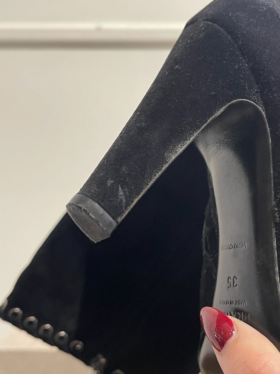 Bottes Prada noires T.35