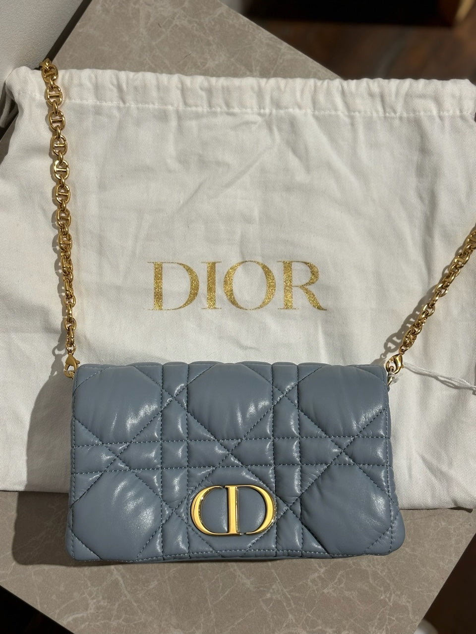 Sac Dior Caro bleu NEUF