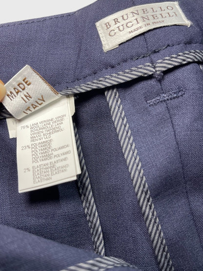 Pantalon Brunello Cucinelli bleu T.42