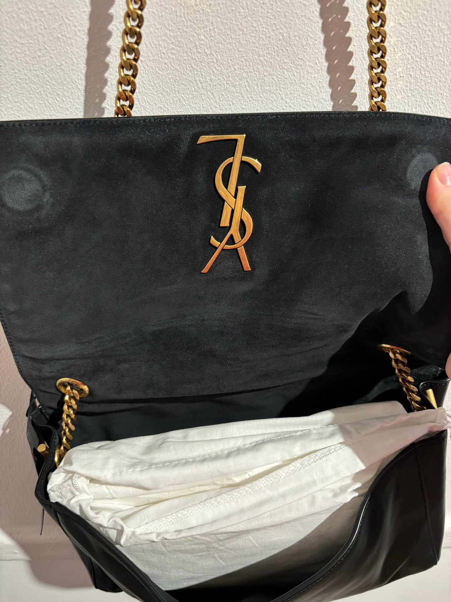 Sac YSL Kate noir réversible NEUF