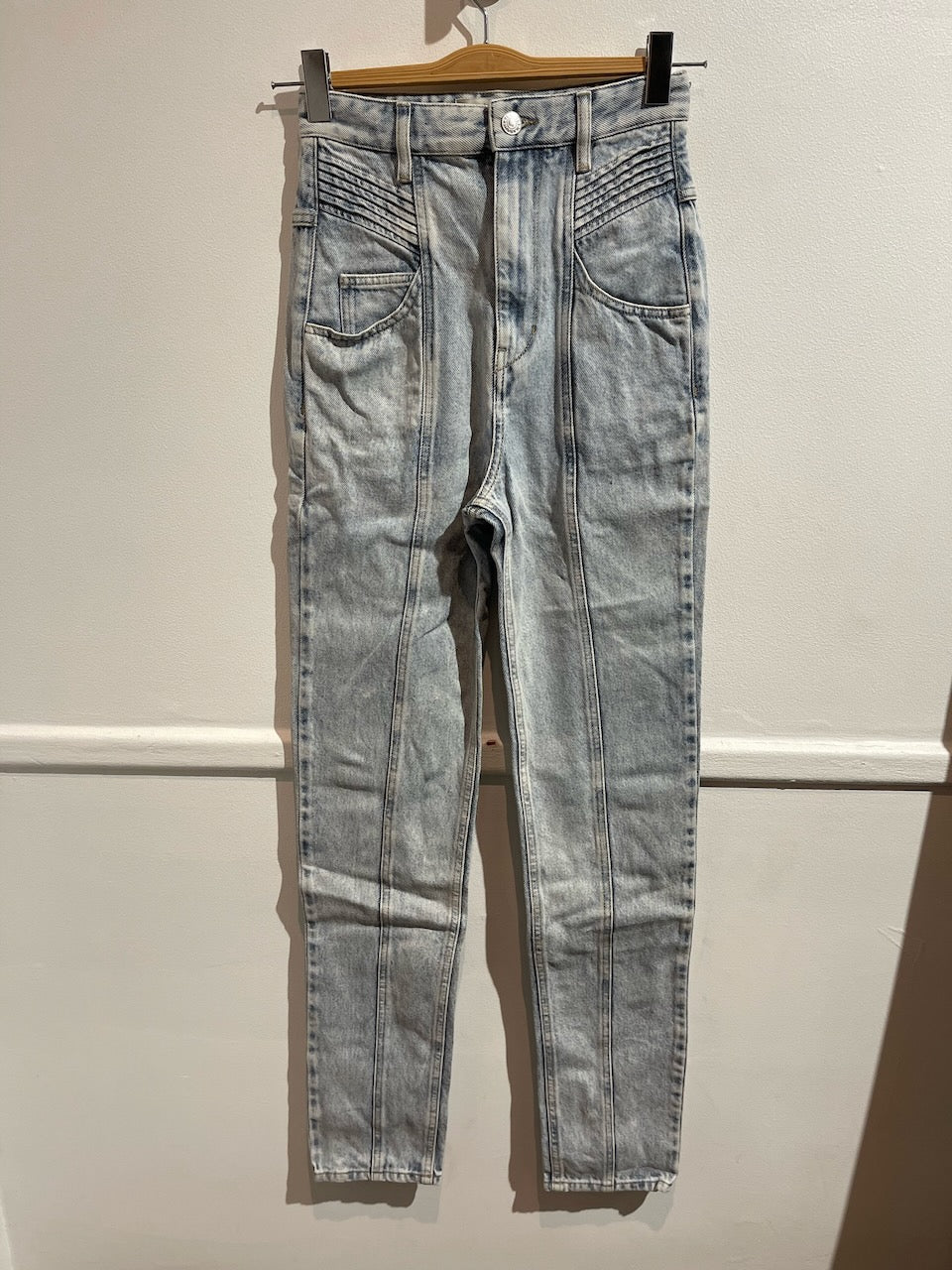 Jeans Isabel Marant bleu ciel T.34