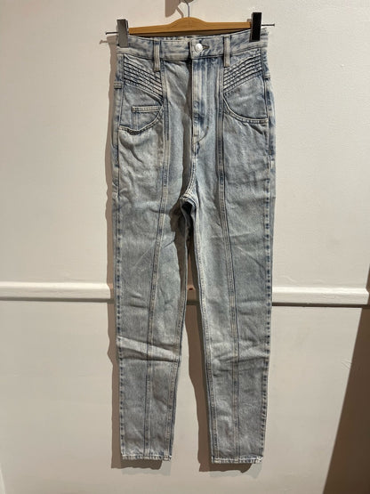 Jeans Isabel Marant bleu ciel T.34