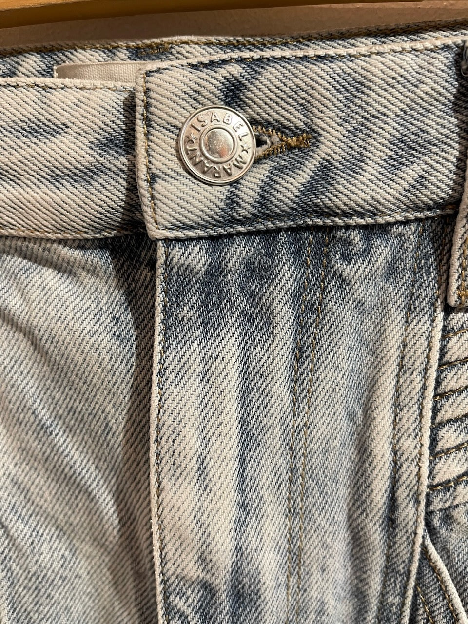 Jeans Isabel Marant bleu ciel T.34