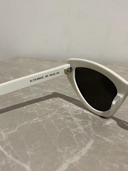 Lunettes Saint Laurent blanches