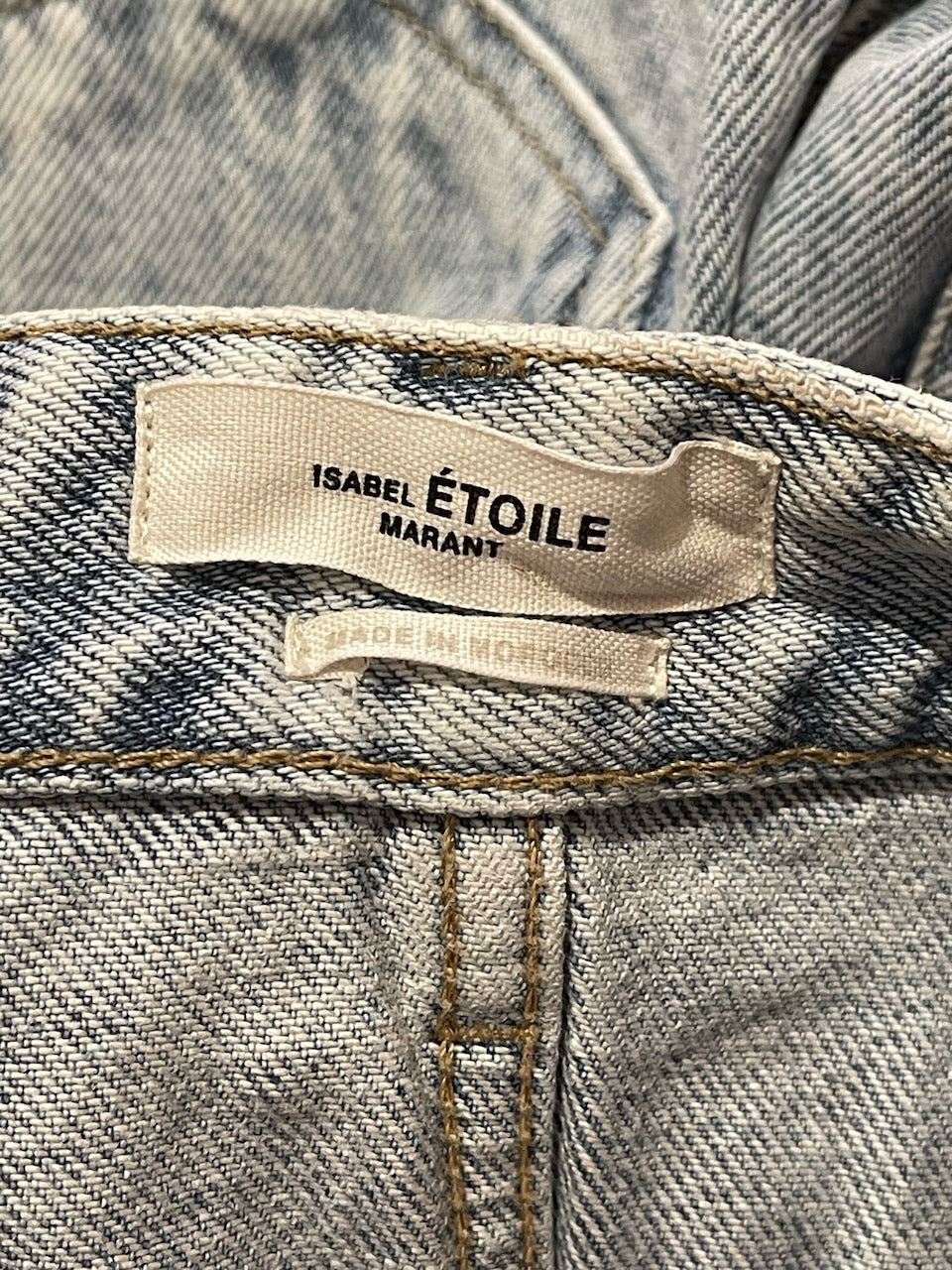 Jeans Isabel Marant bleu ciel T.34