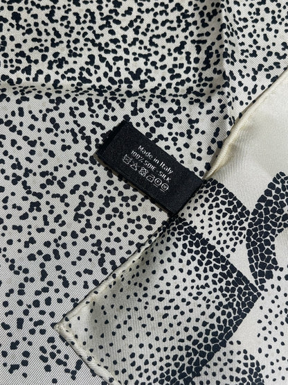 Foulard Chanel pois écru