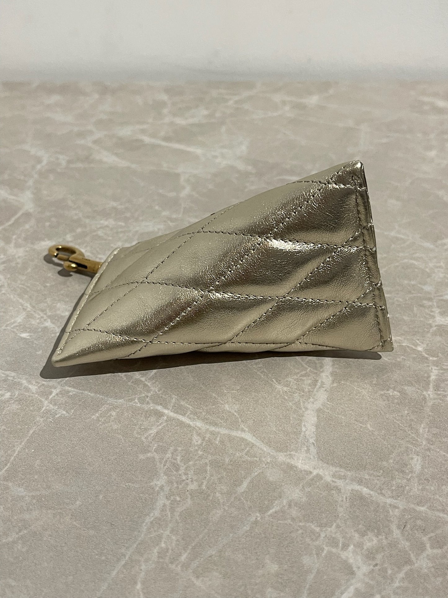 Porte-monnaie Saint Laurent doré