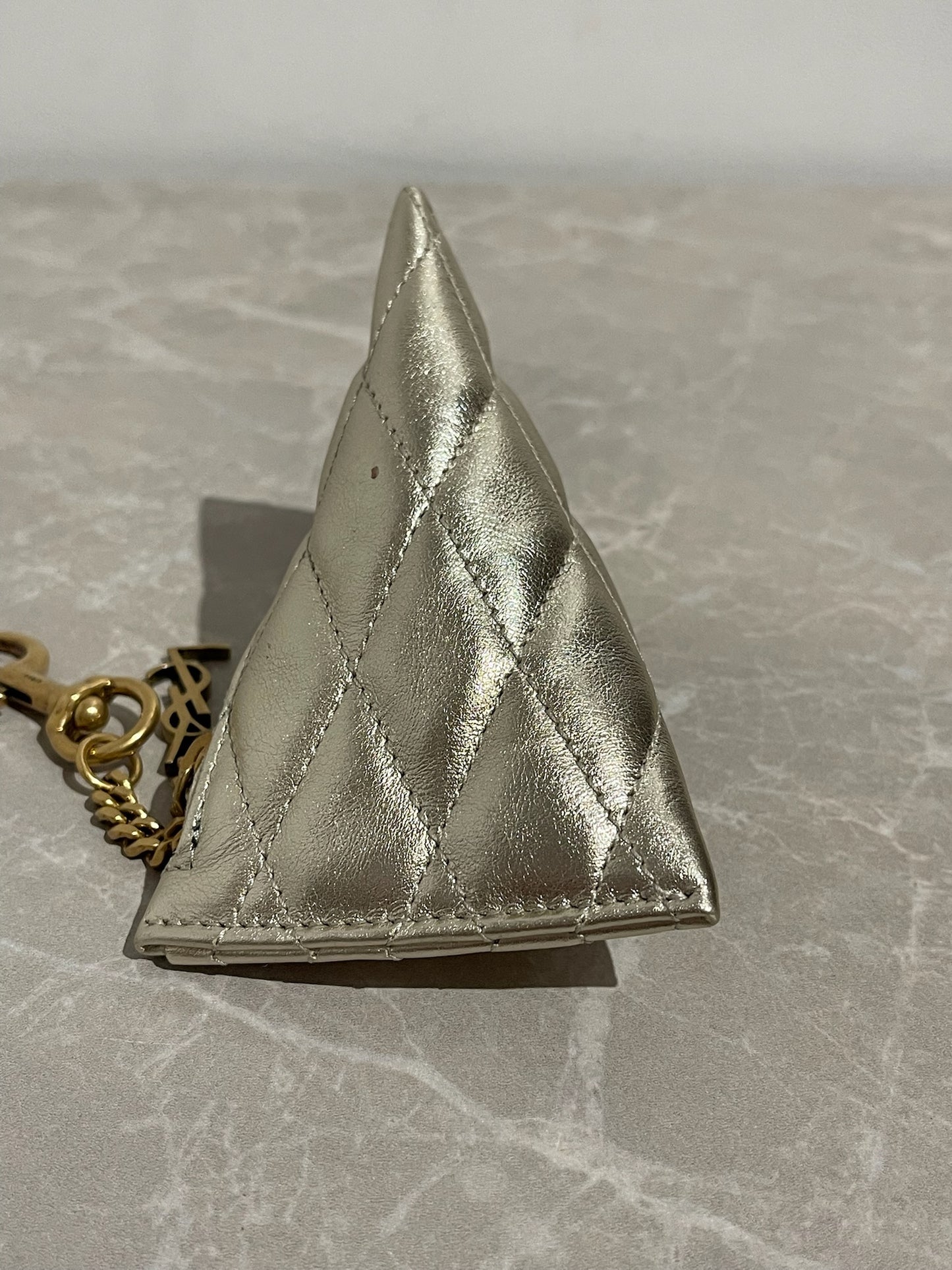 Porte-monnaie Saint Laurent doré