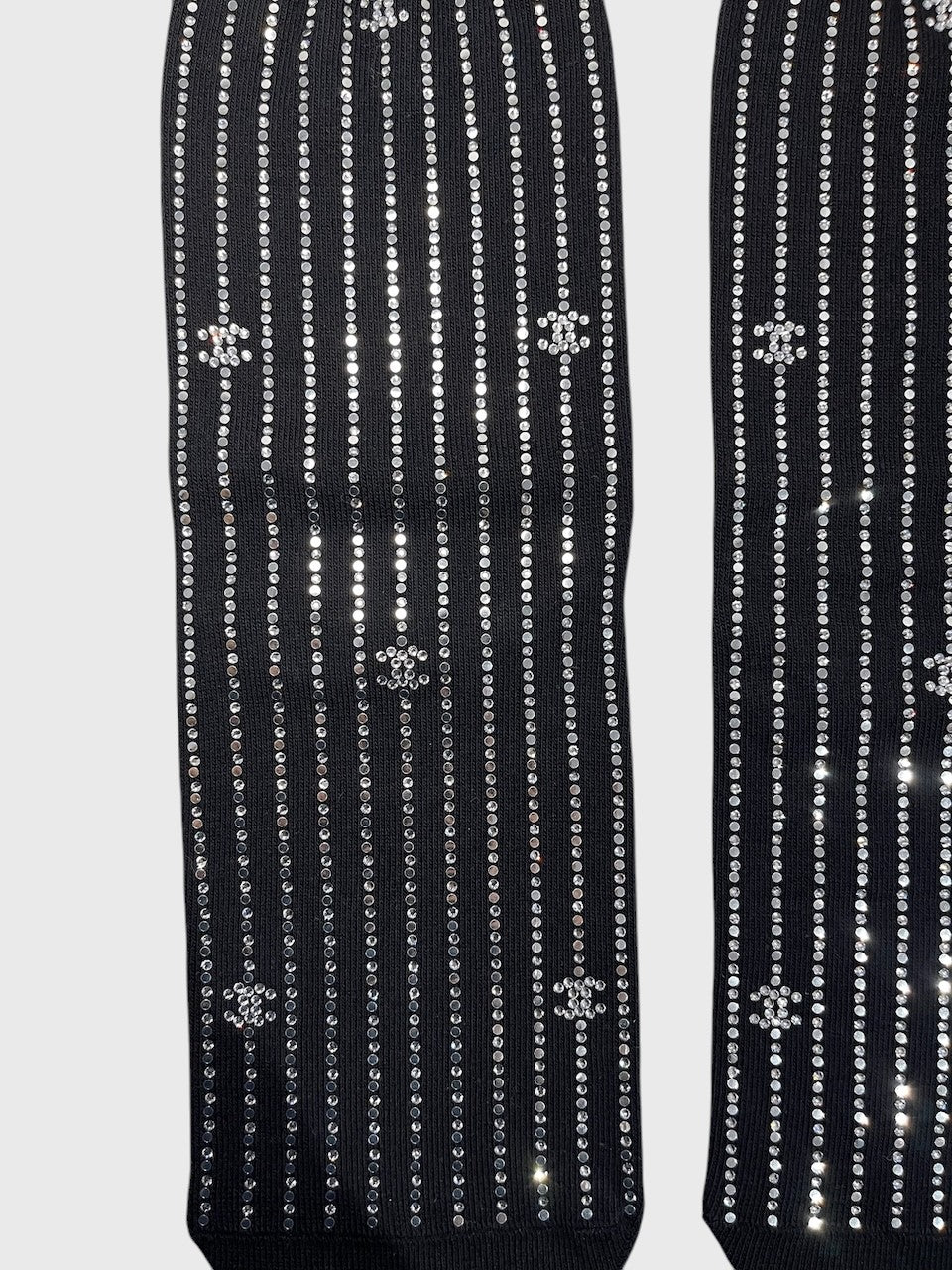 Chaussettes Chanel à strass T.M