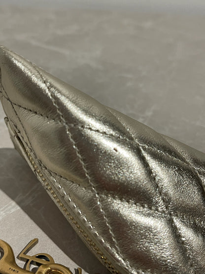 Porte-monnaie Saint Laurent doré