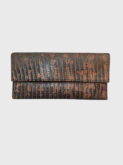 Portefeuille Prada marron