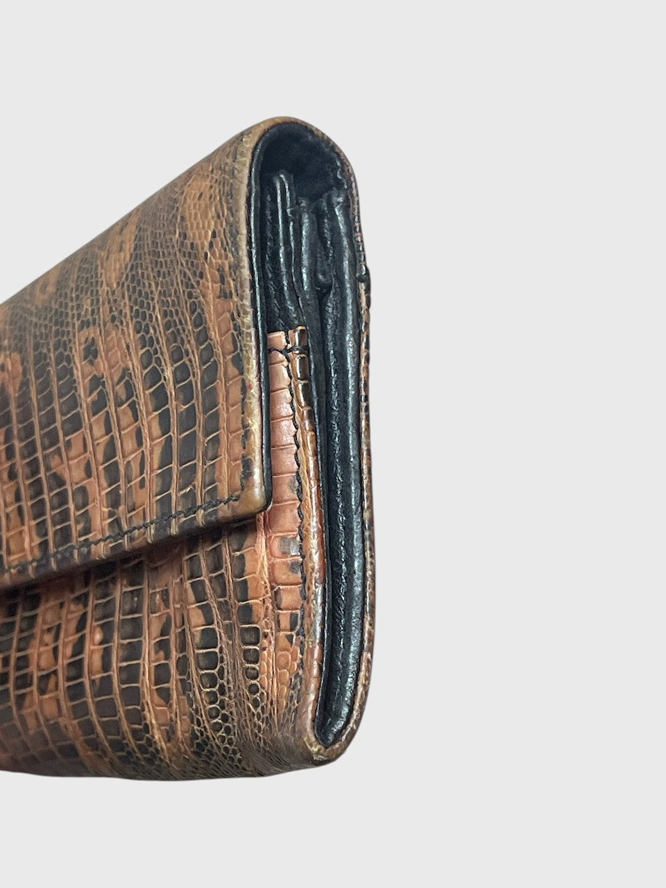 Portefeuille Prada marron