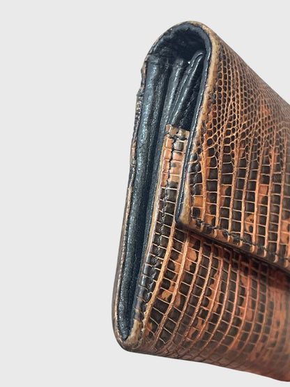 Portefeuille Prada marron