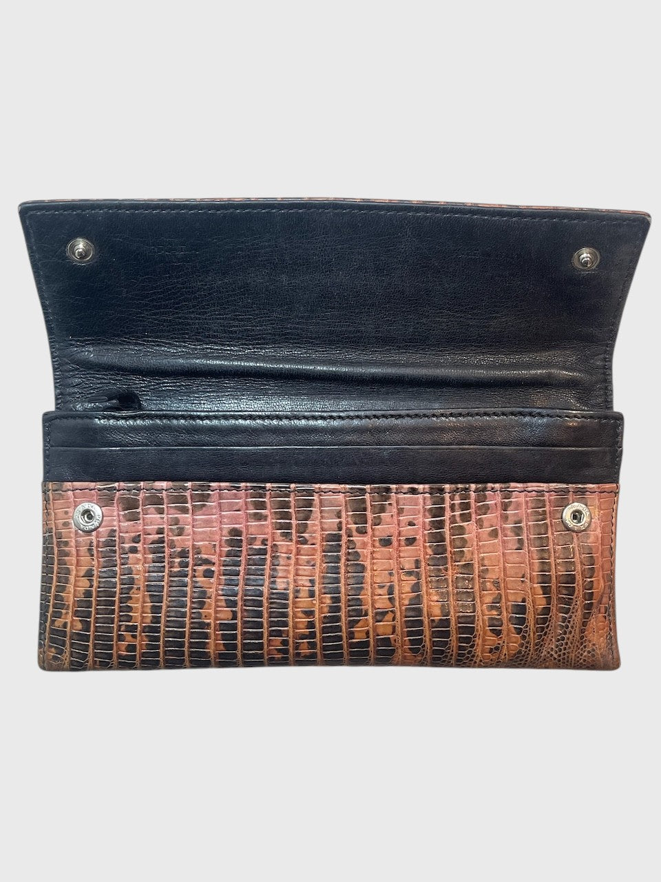 Portefeuille Prada marron