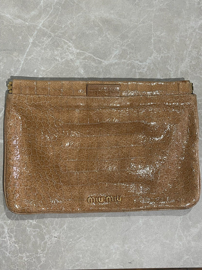 Pochette Miu Miu camel